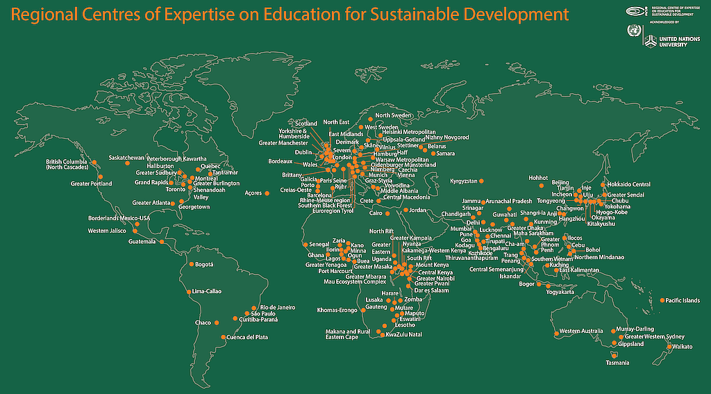 Regional Centres of Expertice (RCE) Worldwide