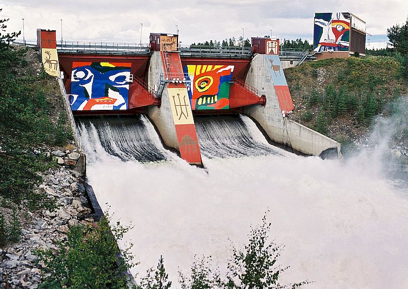 Akkats hydroelectric power plant