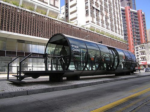 Curitiba bus stop