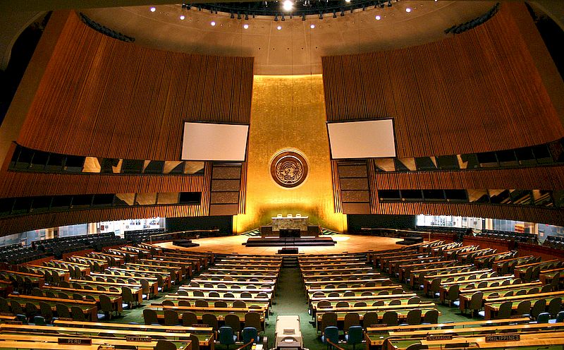 The UN General Assembly Hall 2006